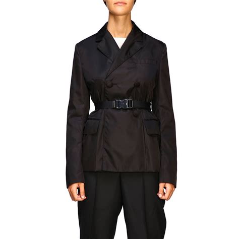 prada coat women's sale|Prada women's double breasted jackets.